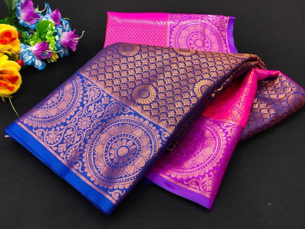 Kanjivaram 02 Fancy Soft Silk Saree Collection